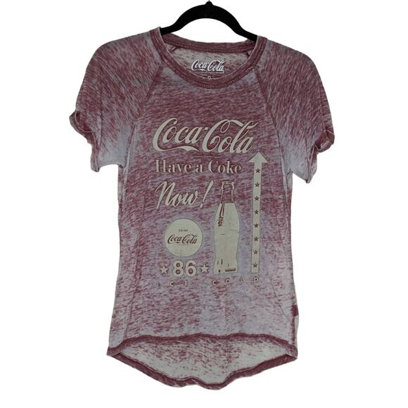 Coca Cola Burnout Graphic Tee - Size S - EUC - Picture 2 of 8